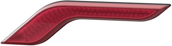 HELLA 2SB 013 399-011 Heckleuchte - Shapeline Style Wing - LED - 12/24V - geschraubt - Lichtscheiben