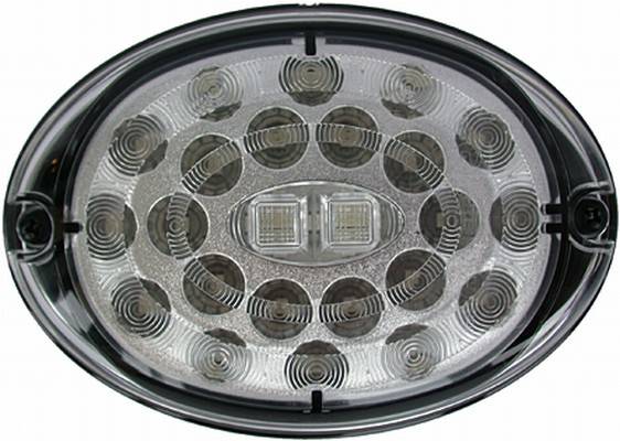 HELLA 2SB 343 390-091 Heckleuchte - Agroluna - LED - 12/24V - Anbau/Einbau - Kabel: 100mm - rechts/l