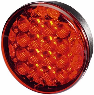 HELLA 2SB 344 200-331 Heckleuchte - LED - 24V - Einbau - Lichtscheibenfarbe: rot - Kabel: 500mm - re
