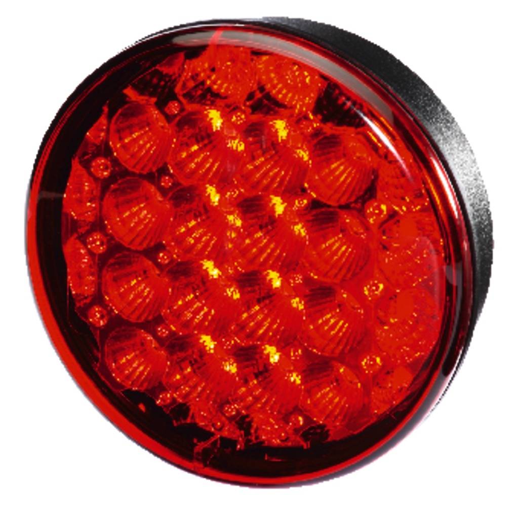 HELLA 2SB 344 200-081 Heckleuchte - LED - 12/24V - Anbau - Lichtscheibenfarbe: rot - Kabel: 500mm -