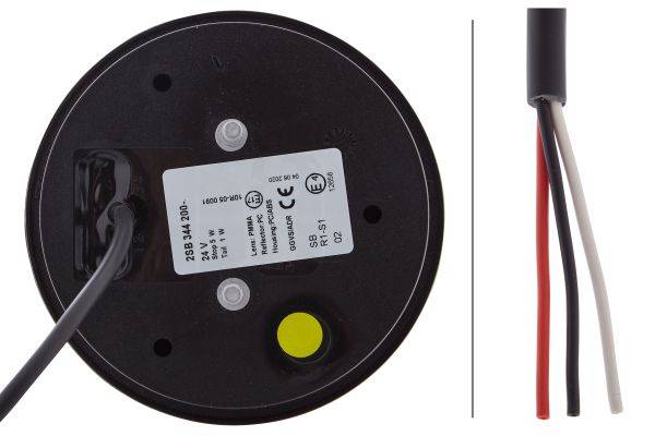 HELLA 2SB 344 200-331 Heckleuchte - LED - 24V - Einbau - Lichtscheibenfarbe: rot - Kabel: 500mm - re