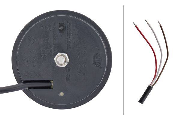 HELLA 2SB 959 010-001 Heckleuchte - LED - 12/24V - Einbau - Lichtscheibenfarbe: rot - LED-Lichtfarbe