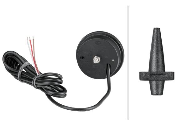 HELLA 2SB 959 010-001 Heckleuchte - LED - 12/24V - Einbau - Lichtscheibenfarbe: rot - LED-Lichtfarbe