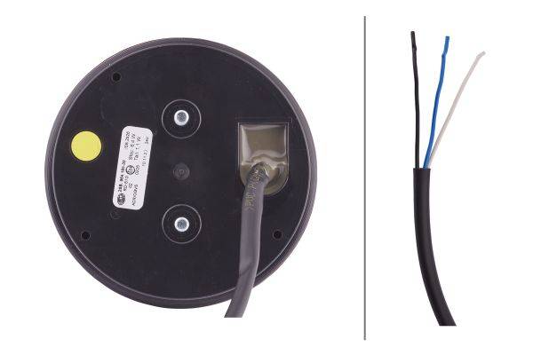 HELLA 2SB 964 169-301 Heckleuchte - LED - 24V - Anbau - Lichtscheibenfarbe: rot - Kabel: 500mm - lin