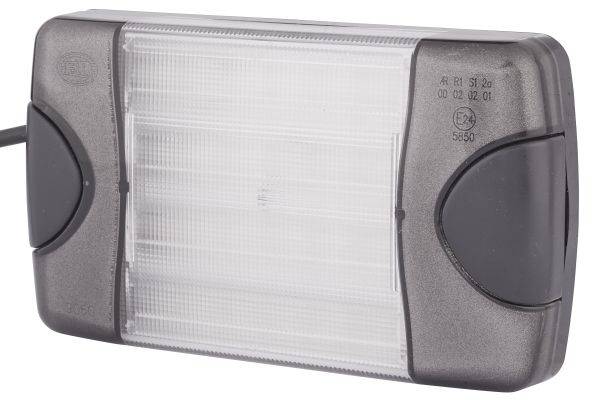 HELLA 2SB 980 606-201 Heckleuchte - DuraLED - LED - 12/24V - Anbau - Lichtscheibenfarbe: glasklar -