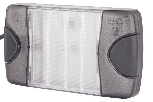 HELLA 2SB 980 606-701 Heckleuchte - DuraLED - LED - 12/24V - Anbau - Lichtscheibenfarbe: glasklar -