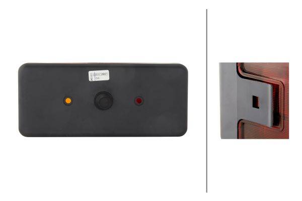 HELLA 2SD 002 582-021 Heckleuchte - rechts