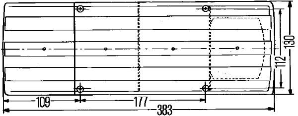 HELLA 2SK 004 460-031 Heckleuchte - 12V - Einbau - links/rechts