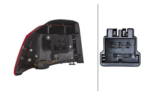 HELLA 2SD 010 408-081 Heckleuchte - LED - äusserer Teil - rechts - für u.a. VW Golf VI (5K1)