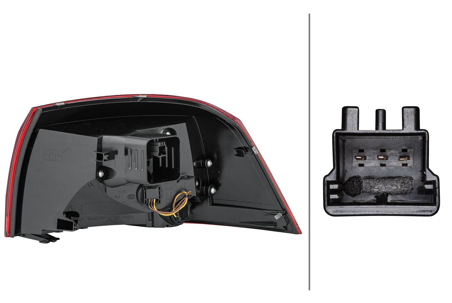 HELLA 2SD 010 970-031 Heckleuchte - LED - äusserer Teil - links - für u.a. VW Golf VI Convertible (5