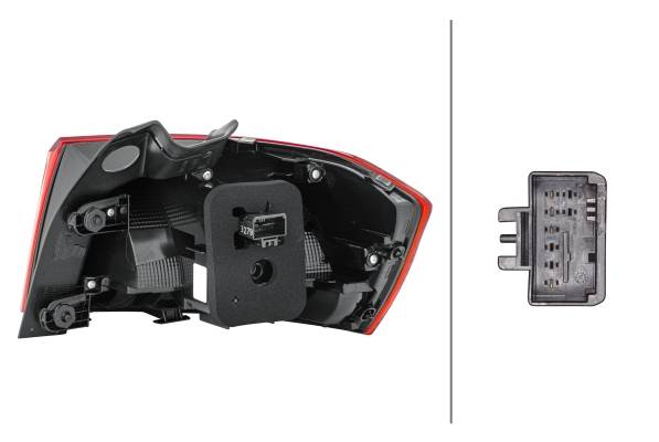 HELLA 2SD 011 889-051 Heckleuchte - LED - äusserer Teil - links - für u.a. VW Passat Variant (3G5, C