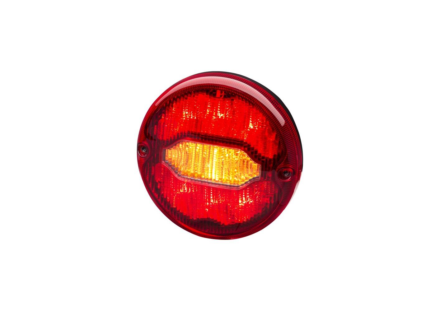 HELLA 2SD 013 155-021 Heckleuchte - LED/Hybrid - 24V - Stehbolzen - Kabel: 3020mm - Stecker: Flachst