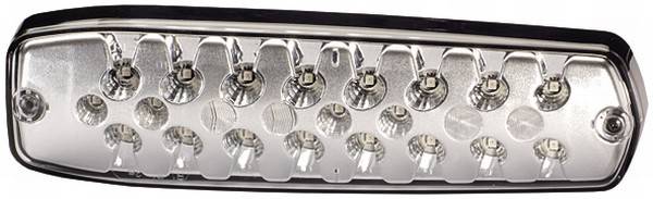 HELLA 2SD 343 910-017 Heckleuchte - Lean LED - 12/24V - Anbau - Lichtscheibenfarbe: glasklar - Kabel