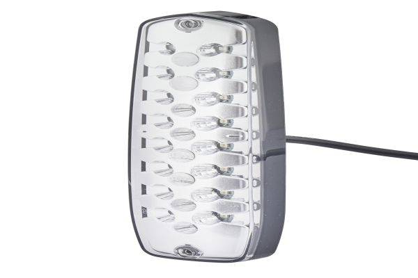 HELLA 2SD 343 910-017 Heckleuchte - Lean LED - 12/24V - Anbau - Lichtscheibenfarbe: glasklar - Kabel