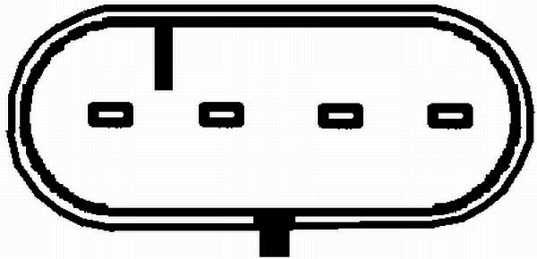 HELLA 2SD 343 910-017 Heckleuchte - Lean LED - 12/24V - Anbau - Lichtscheibenfarbe: glasklar - Kabel