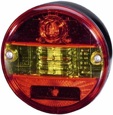 HELLA 2SD 344 100-101 Heckleuchte - LED - 12/24V - Anbau - links/rechts
