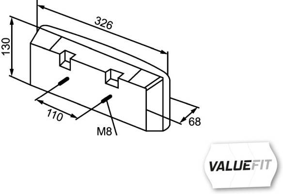 HELLA 2SD 357 024-001 Heckleuchte - Valuefit - LED - 12/24V - links/rechts