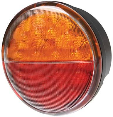 HELLA 2SD 959 010-401 Heckleuchte - LED - 24V - Einbau - Lichtscheibenfarbe: gelb/rot - Kabel: 2500m