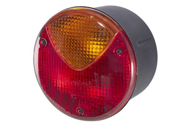 HELLA 2SD 964 169-111 Heckleuchte - 12/24V - Anbau/Einbau - Lichtscheibenfarbe: gelb/rot - links/rec