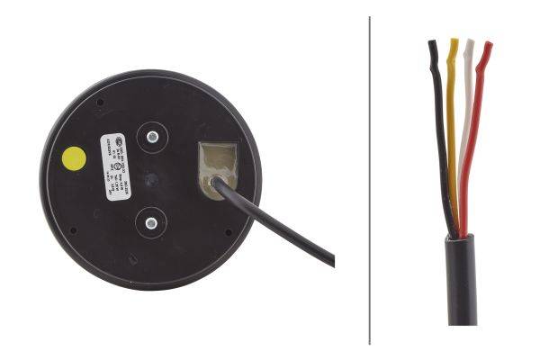 HELLA 2SD 964 169-331 Heckleuchte - LED - 24V - Anbau/Einbau - Lichtscheibenfarbe: glasklar - Kabel: