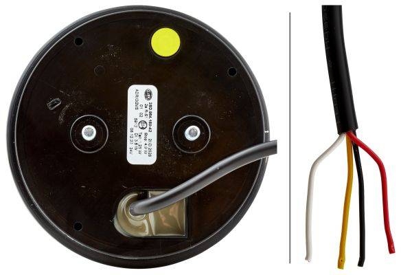 HELLA 2SD 964 169-421 Heckleuchte - LED - 24V - Anbau/Einbau - Lichtscheibenfarbe: glasklar - Kabel: