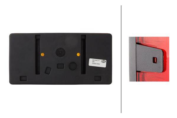 HELLA 2SE 006 040-011 Heckleuchte - 12/24V - Anbau - links