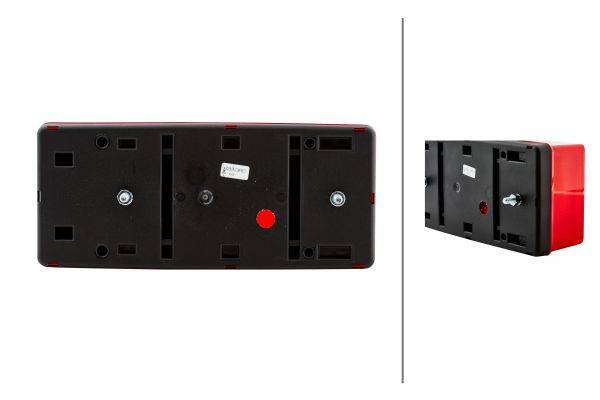 HELLA 2SE 007 547-011 Heckleuchte - 12V - Anbau - Lichtscheibenfarbe: rot - links