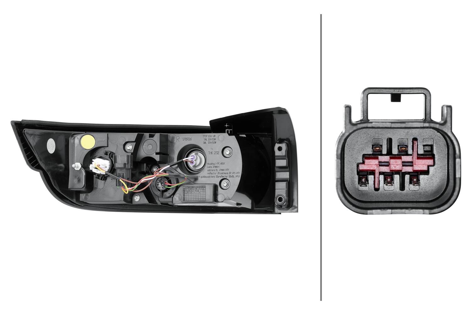 HELLA 2SK 010 563-221 Heckleuchte - rechts - für u.a. Land Rover Range Rover Evoque (L538)