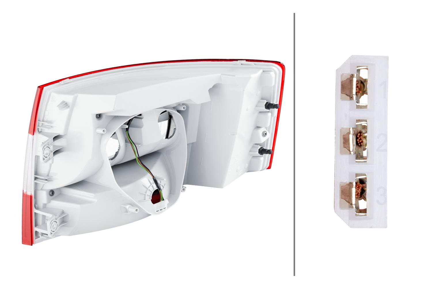 HELLA 2SK 011 082-091 Heckleuchte - LED - links - für u.a. Skoda Octavia III (5E3, Nl3, Nr3)