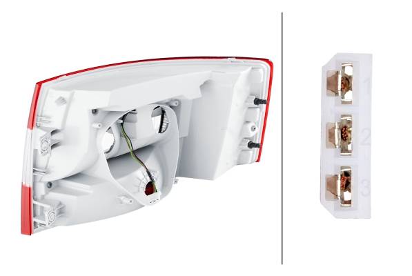 HELLA 2SK 011 082-091 Heckleuchte - LED - links - für u.a. Skoda Octavia III (5E3, Nl3, Nr3)