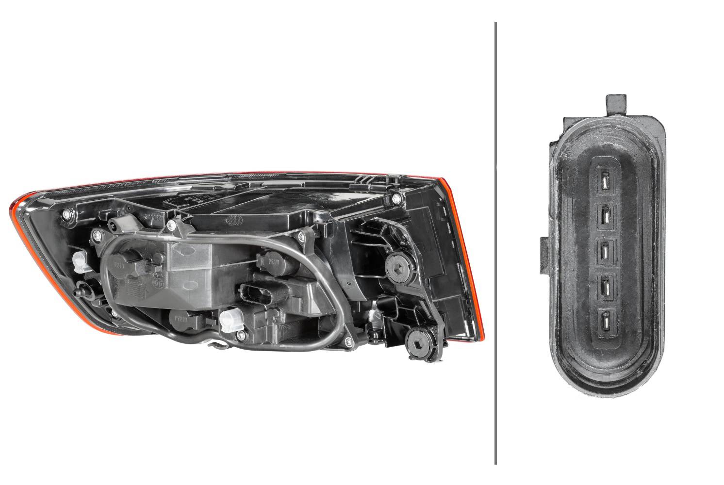 HELLA 2SK 012 248-061 Heckleuchte - Glühlampe - äusserer Teil - rechts - für u.a. Audi (Faw) A4L (B9