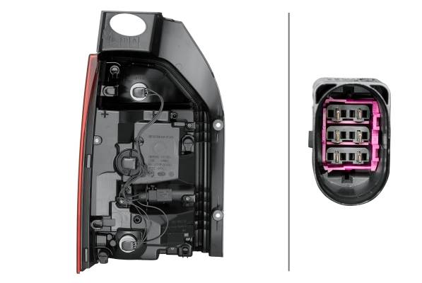 HELLA 2SK 012 337-061 Heckleuchte - rechts - für u.a. VW T6 Box (Sga, Sgh, Sha, Shh)