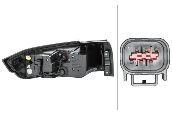 HELLA 2SK 012 379-421 Heckleuchte - rechts - für u.a. Land Rover Range Rover Evoque (L538)