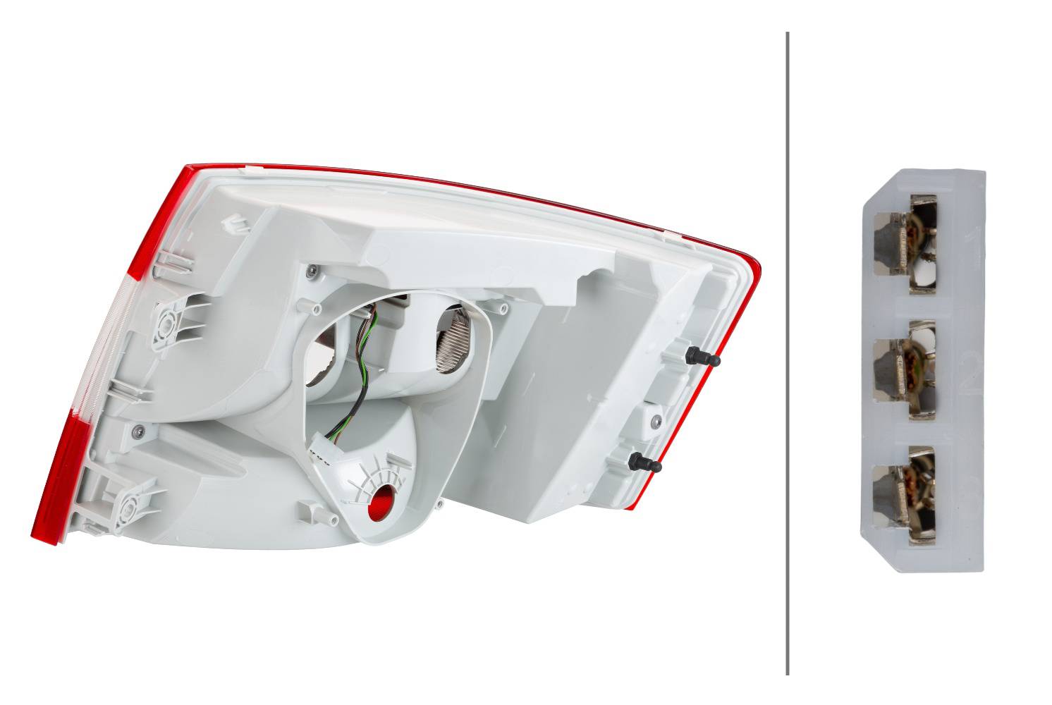 HELLA 2SK 012 883-051 Heckleuchte - LED/Hybrid - links - für u.a. Skoda Octavia III (5E3, Nl3, Nr3)