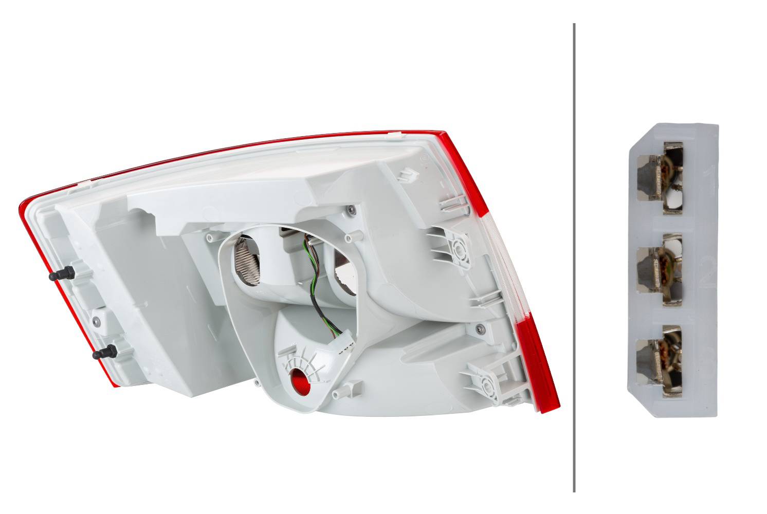 HELLA 2SK 012 883-061 Heckleuchte - LED/Hybrid - rechts - für u.a. Skoda Octavia III (5E3, Nl3, Nr3)