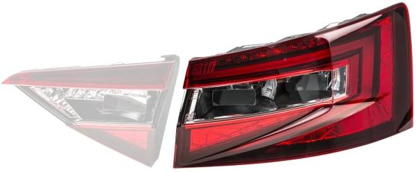 HELLA 2SK 354 832-071 Heckleuchte - LED - äusserer Teil - links - für u.a. Skoda Superb III Estate (
