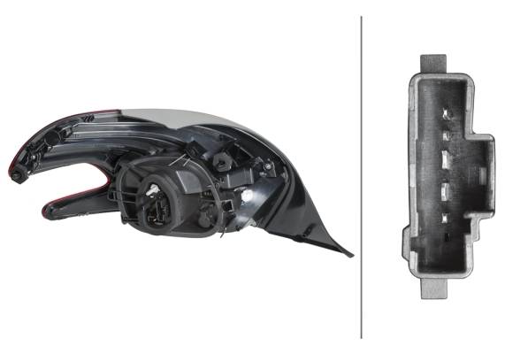 HELLA 2SK 354 834-021 Heckleuchte - LED - rechts - für u.a. Peugeot 208 I (Ca_, Cc_)