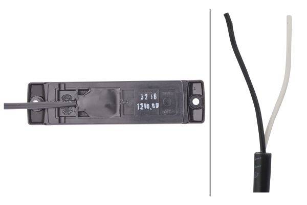 HELLA 2TM 008 645-921 Begrenzungsleuchte - LED - 12V - Anbau - Lichtscheibenfarbe: rot - Kabel: 5000