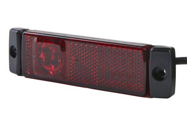 HELLA 2TM 008 645-931 Begrenzungsleuchte - LED - 12V - Anbau - Lichtscheibenfarbe: rot - Kabel: 500m