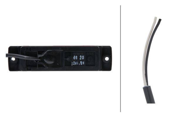 HELLA 2TM 008 645-931 Begrenzungsleuchte - LED - 12V - Anbau - Lichtscheibenfarbe: rot - Kabel: 500m