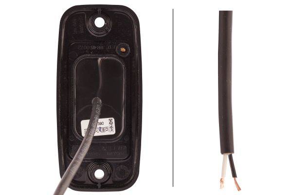 HELLA 2TM 345 600-311 Schlussleuchte - 24V - Anbau - Lichtscheibenfarbe: rot - Kabel: 5000mm