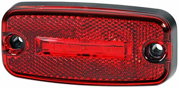 HELLA 2TM 345 600-311 Schlussleuchte - 24V - Anbau - Lichtscheibenfarbe: rot - Kabel: 5000mm