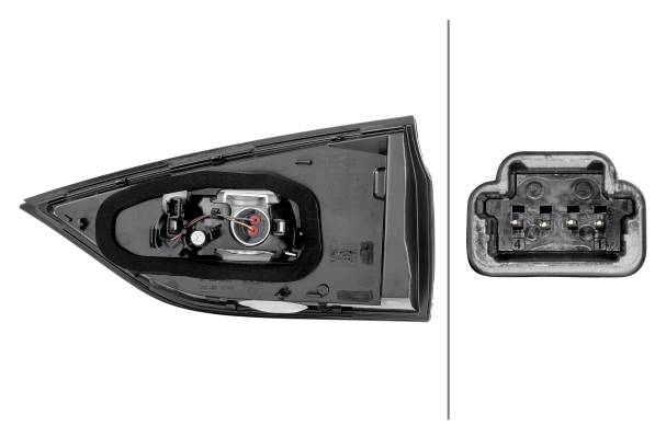 HELLA 2TZ 011 662-031 Heckleuchte - LED - innerer Teil - links - für u.a. Renault Espace V (Jr_)