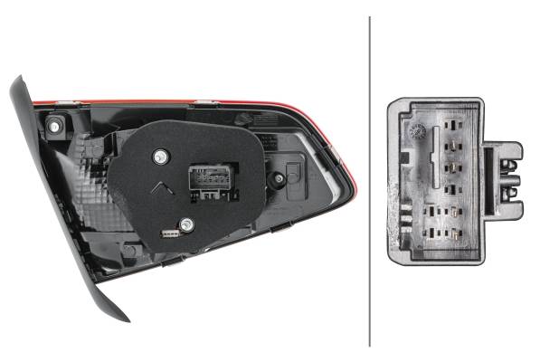 HELLA 2TZ 011 882-081 Heckleuchte - LED - innerer Teil - rechts - für u.a. VW Passat (3G2, Cb2)
