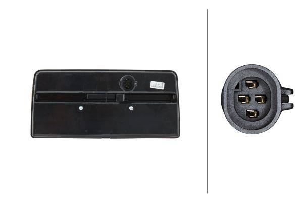 HELLA 2VA 006 356-101 Heckleuchte - gelb/rot - links/rechts