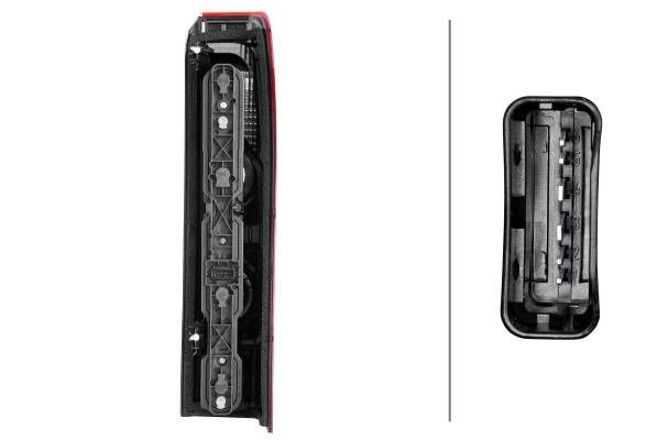 HELLA 2VA 010 110-051 Heckleuchte - Glühlampe - links - für u.a. Renault Master III Box (Fv)