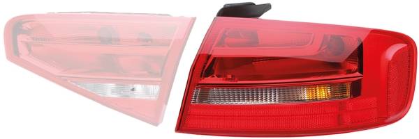 HELLA 2VA 010 914-091 Heckleuchte - Glühlampe - äusserer Teil - links - für u.a. Audi A4 (8K2, B8)