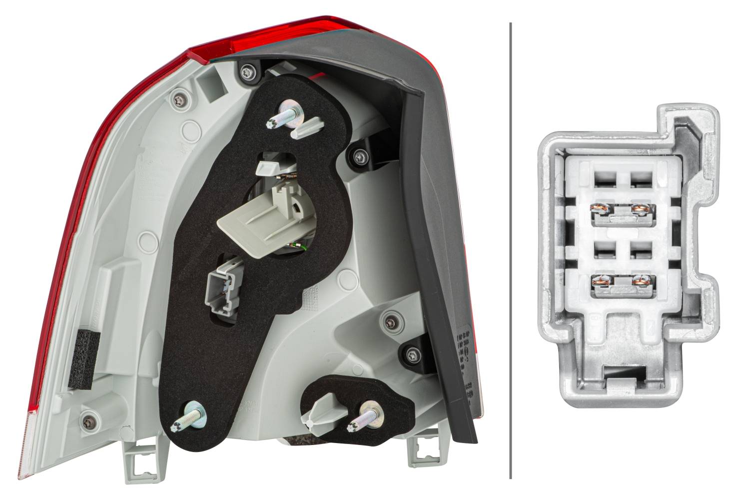HELLA 2VA 011 527-041 Heckleuchte - LED - äusserer Teil - rechts - für u.a. Volvo V70 III (135)