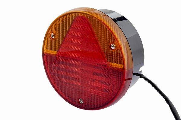 HELLA 2VA 012 497-011 Heckleuchte - 12V - Lichtscheibenfarbe: rot/gelb - Kabel: 250mm - Stecker: Amp