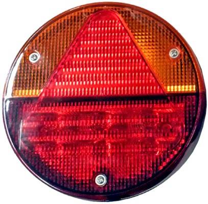 HELLA 2VA 012 497-051 Heckleuchte - Hybrid - 12V - Lichtscheibenfarbe: rot/gelb - LED-Lichtfarbe: ro